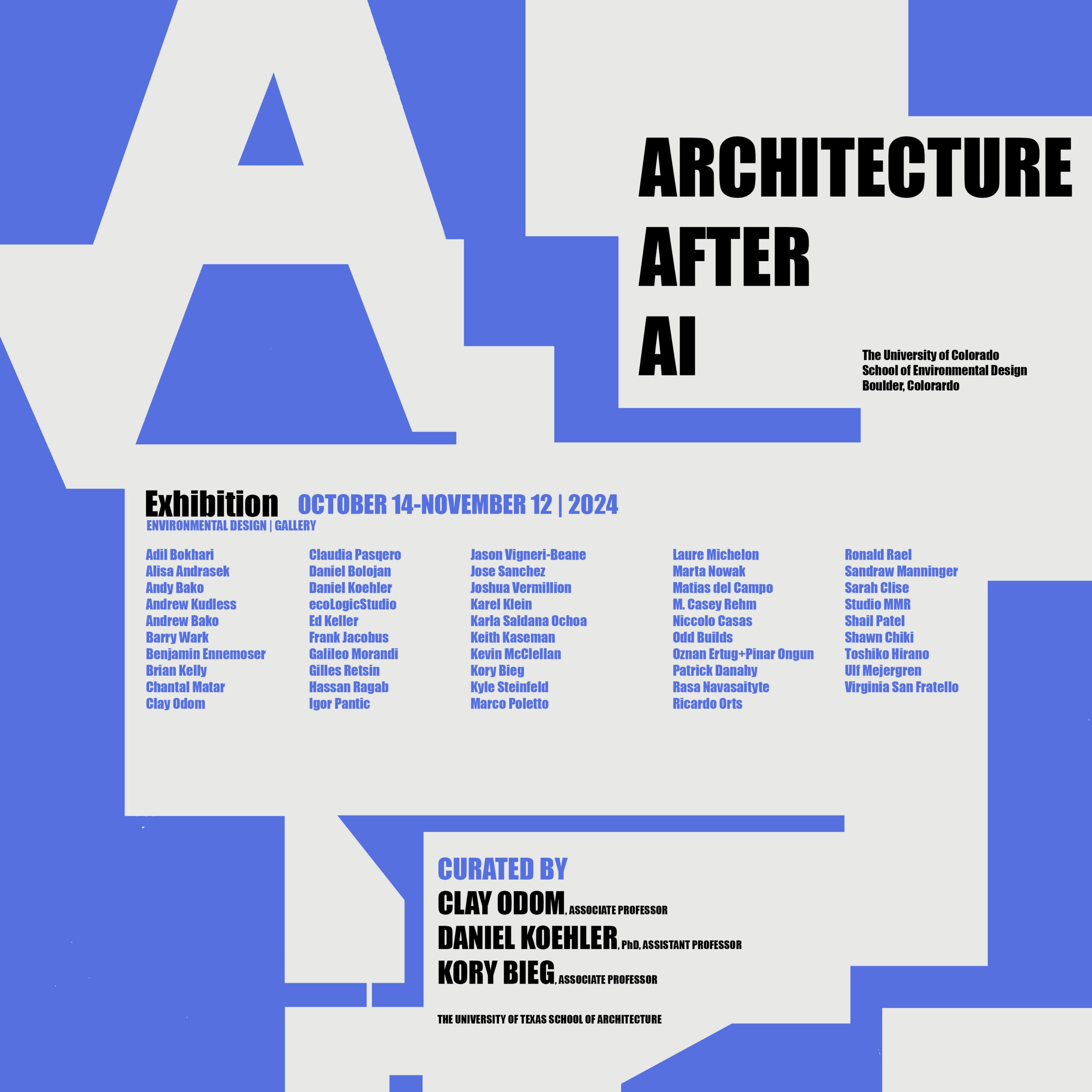 Architecture After AI Show at UC Boulder